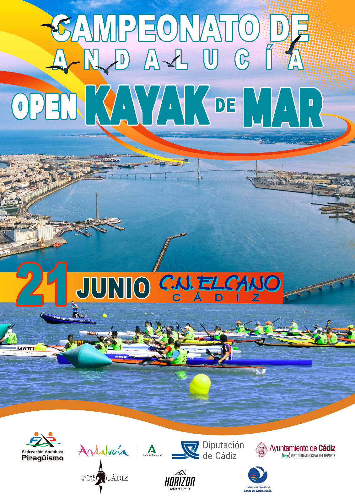CARTEL Cto Andalucía Open KAYAK DE MAR